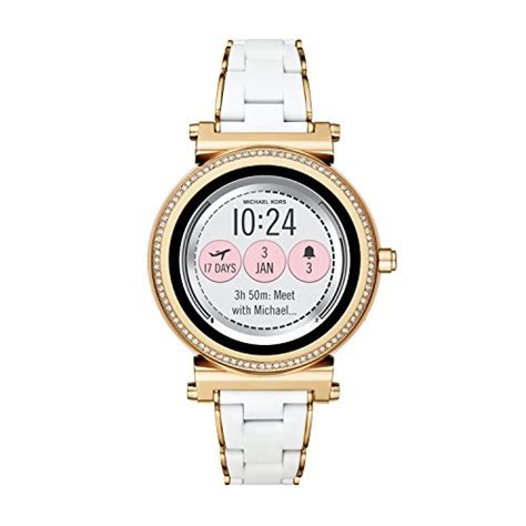 michael kors mkt5039 women's sofie stainless steel smartwatch|Michael Kors .